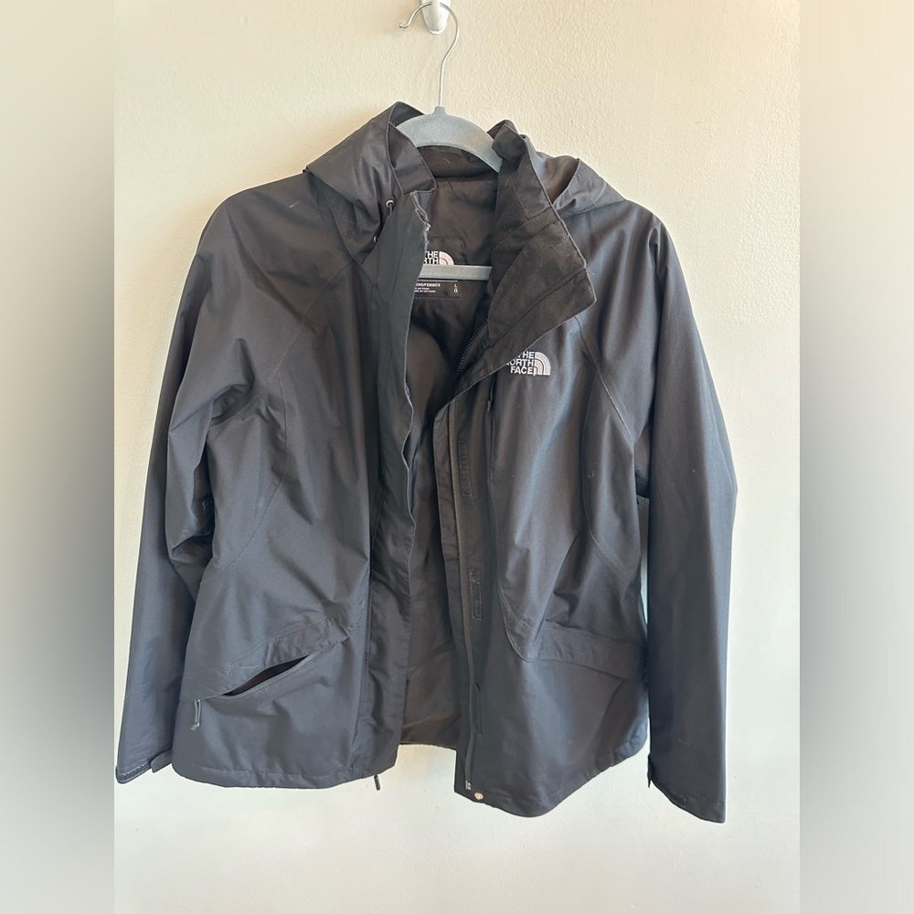 North Face Black Windbreaker